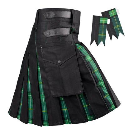 Celtic Hybrid Utility Kilt for Men - Traditional Style with Modern Functionality