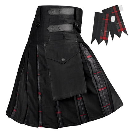 Spirit Of Bruce Hybrid Utility Kilts for Men  - Traditional Style with Modern Functionality | Big & Tall