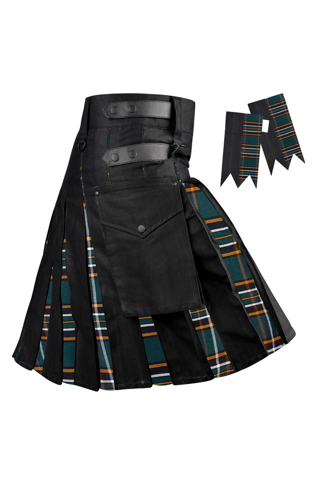Irish Heritage Hybrid Utility Kilts for Men  - Traditional Style with Modern Functionality