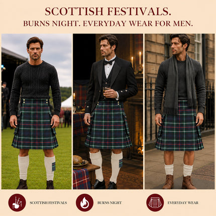 Valor Acrylic Utility Kilt | 16oz Mackenzie Tartan KIlt