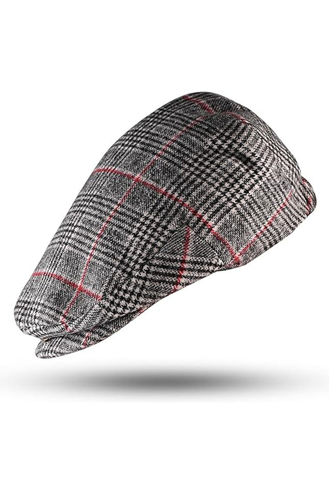 Gatsby Hat Blend Wool Vintage Flat Ivy Cabbie Cap | Light Grey