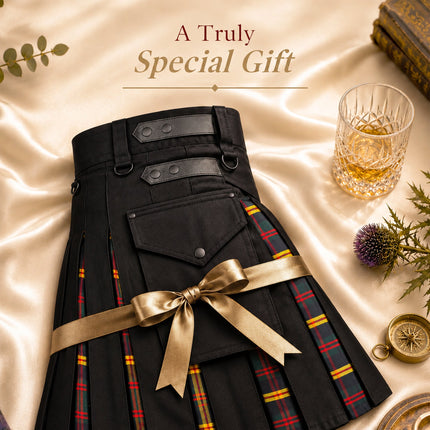 US Marine Corps - Leathernecks Hybrid Utility Kilt for Men  - Traditional Style with Modern Functionality