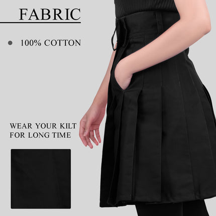 Raven Women Kilt - Black