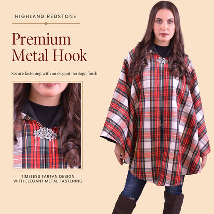 Women Tartan Cape - Dress Stewart