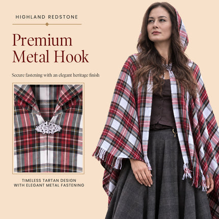 Women Tartan Cloak - Dress Stewart