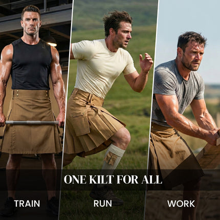 Phantom Modern Utility Kilt | Khaki