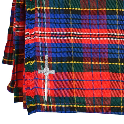 Scottish Kilt Pin for men | Masonic Thistle Chrome