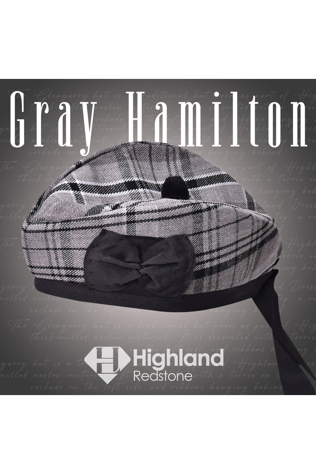 Glengarry Hat | Gray Hamilton