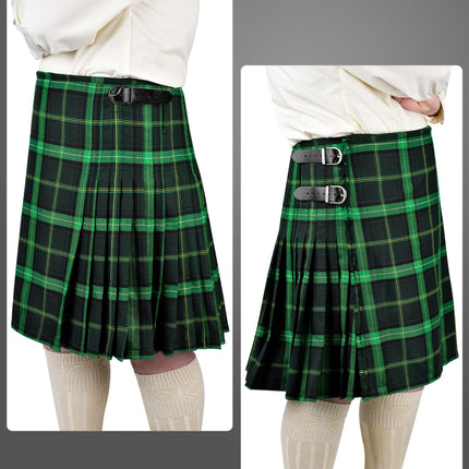Kilt for Men I Celtic Tartan Kilt Polyviscose 8 Yard Traditional Men Kilt