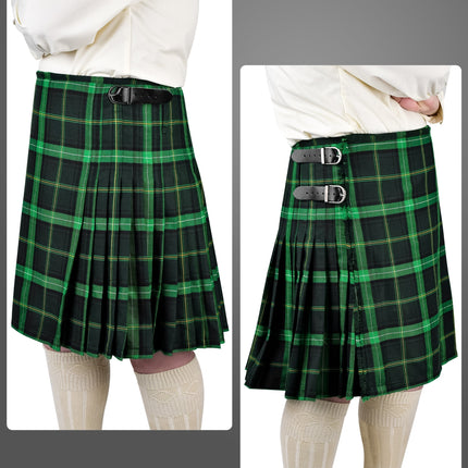 Kilt for Men I Celtic Tartan Kilt Polyviscose 8 Yard Traditional Men Kilt | Big & Tall