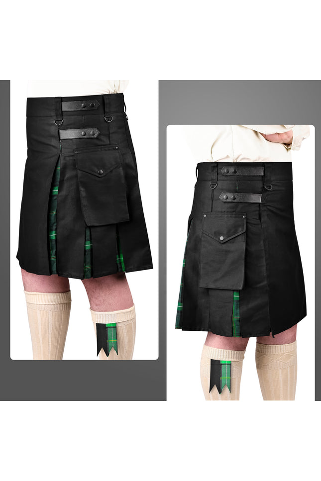 Celtic Hybrid Utility Kilt for Men - Traditional Style with Modern Functionality