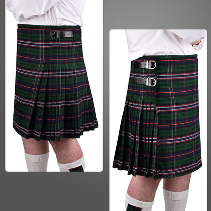 Kilt for Men I Scottish National Tartan Kilt Polyviscose 8 Yard Traditional Men Kilt