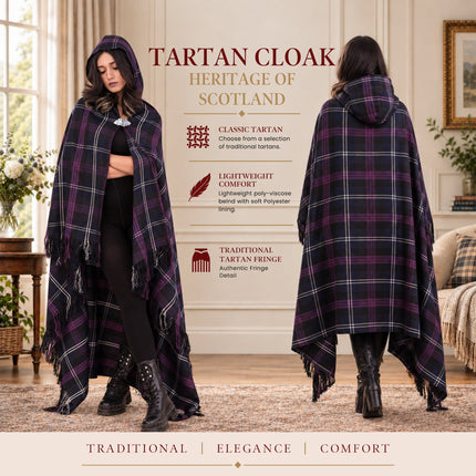 Women Tartan Cloak (Heritage Of Scotland)