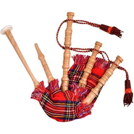 Mini Miniature Bagpipe - Rosewood Bagpipe for Beginners, Playable Gift | Royal Stewart