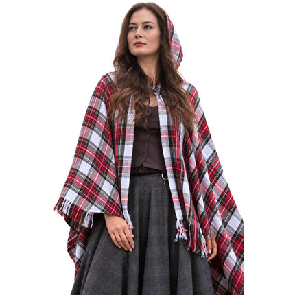 Women Tartan Cloak - Dress Stewart