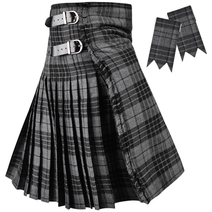 Acrylic Kilt | 16oz Gray Watch Tartan Kilt | Big & Tall
