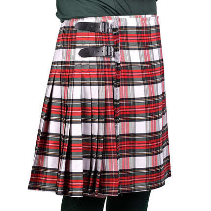 Kilt for Men I Dress Stewart Tartan Kilt Polyviscose 8 Yard Traditional Men Kilt