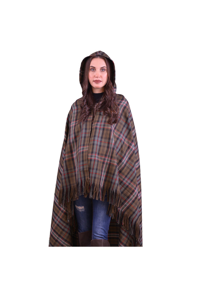 Women Tartan Cloak - Scottish Heritage Weathered