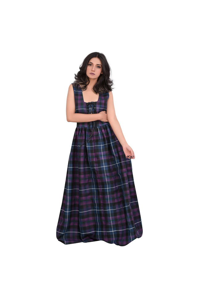 Women's Scottish Highland Dress - Long Tartan Dress | Pride of Scotland
