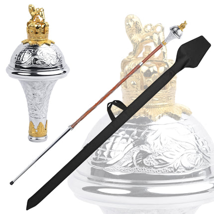 Scottish Drum Major Ceremonial Mace| Crown Lion Emblem