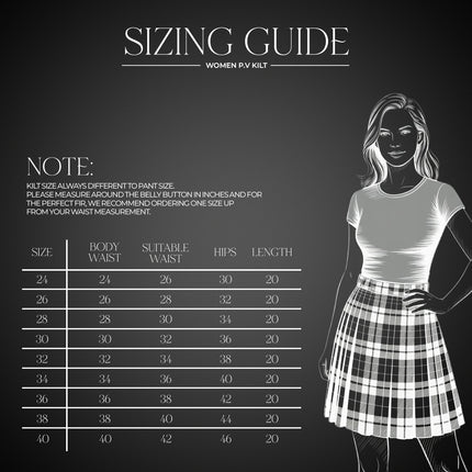 Woman Plaid Kilt - Royal Stewart Tartan Kilt - Premium Quality & Timeless Style