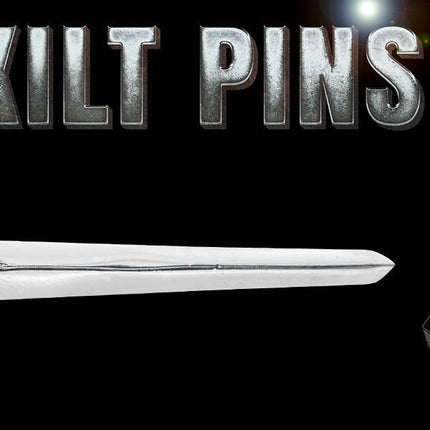 Scottish Kilt Pin for men | Bruce Sword Chrome