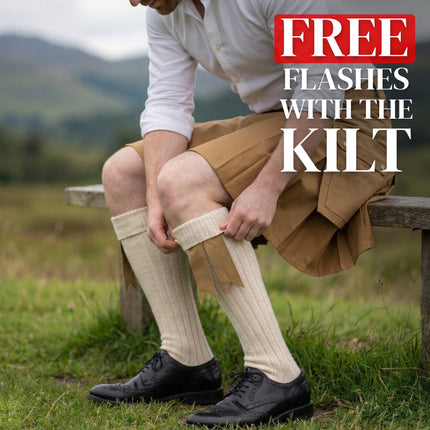 Phantom Modern Utility Kilt - Khaki | Big & Tall