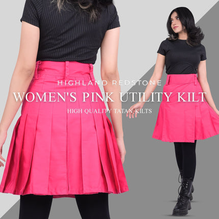 Raven Women Kilt - Pink