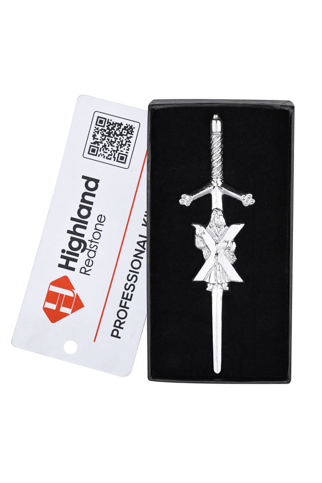 Scottish Kilt Pin for men | Saint Andrew Chrome