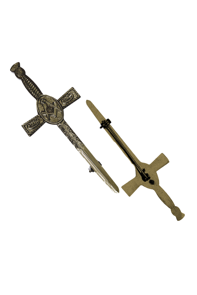 Scottish Kilt Pin for men | Masonic Thistle Antique