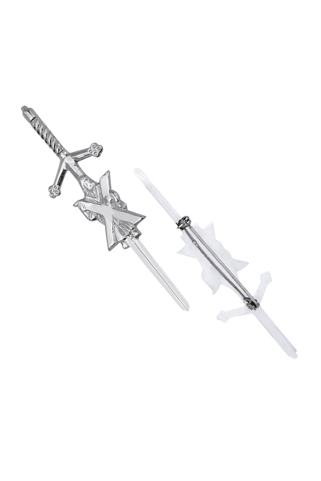 Scottish Kilt Pin for men | Saint Andrew Chrome