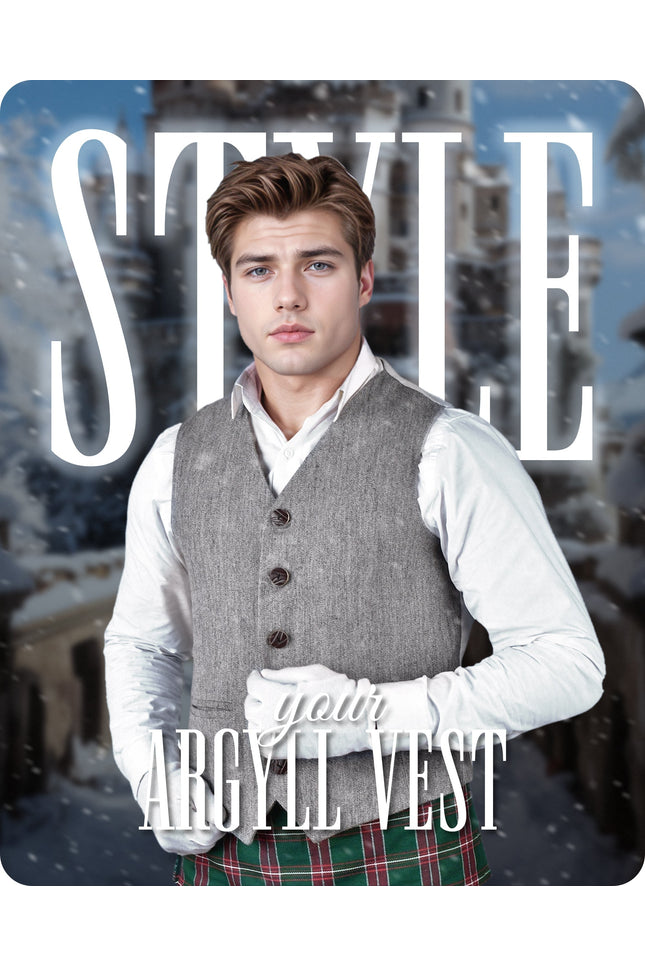 Grey Argyll Vest